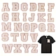 numbers and letters golden