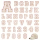 iron on letter patches